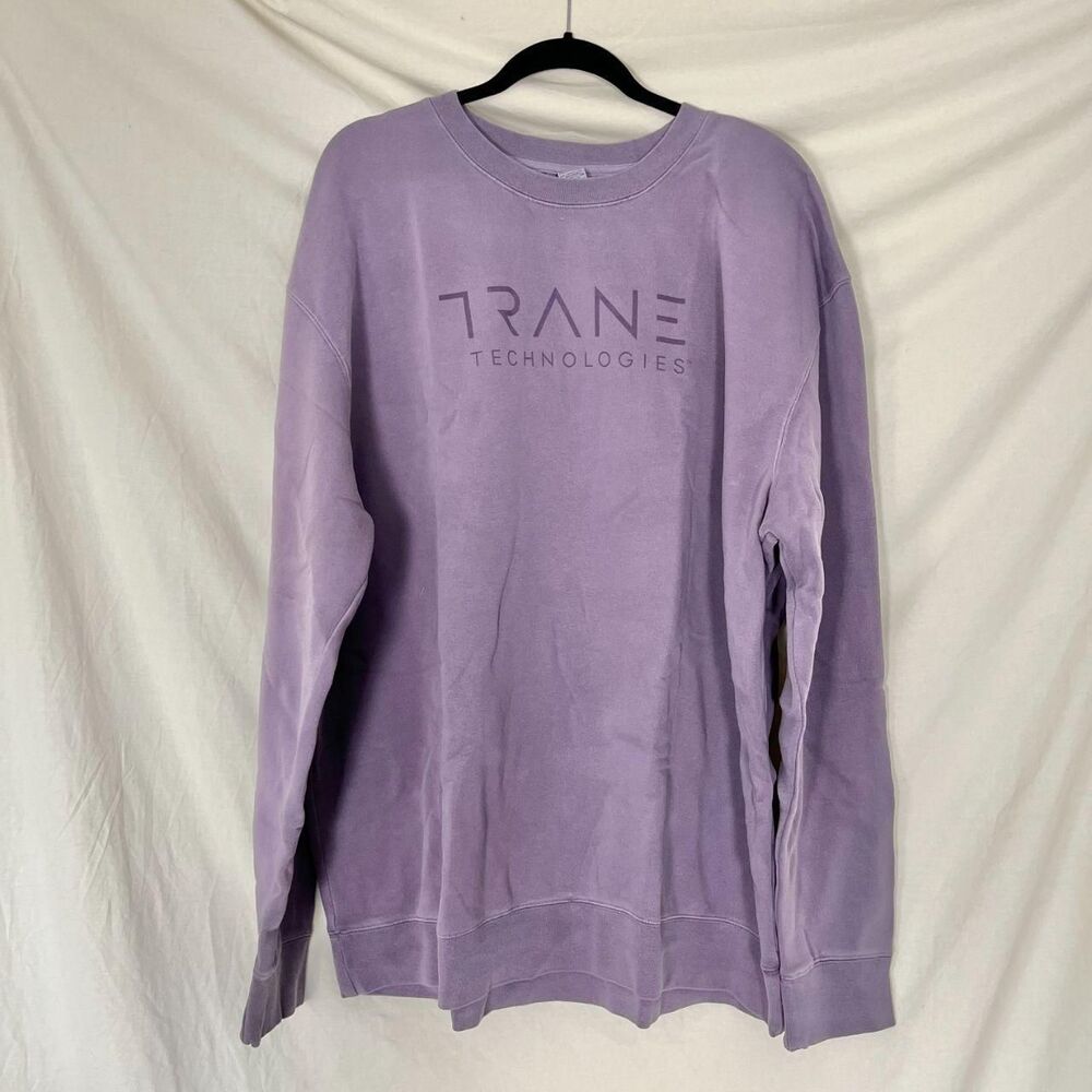 New Trane Technology Purple Graphic Sweatshirt 3XL